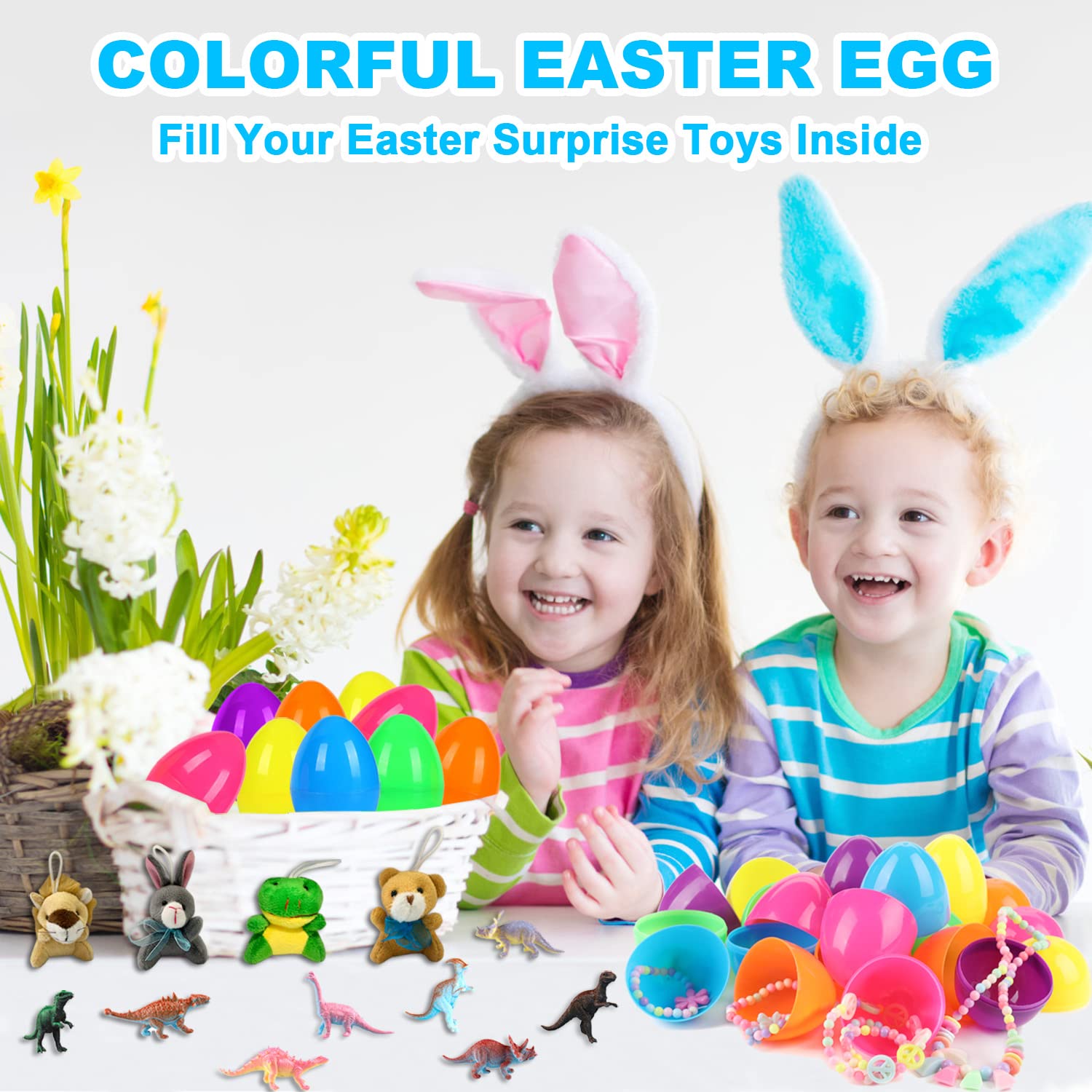 JIALWEN yellow 3.35-inch Easter egg, ideal for Easter baskets.