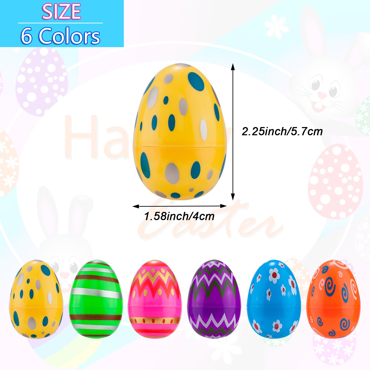 JIALWEN eggs are easy to open and close for quick use.