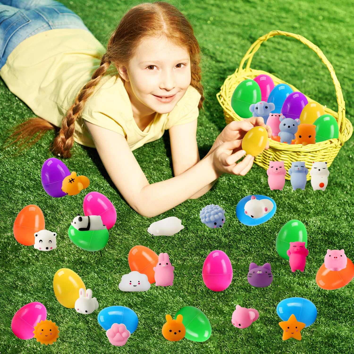JIALWEN stress-relief squeeze toy inside egg to relax hands and focus