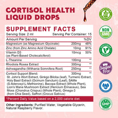 JIANKYTZ cortisol liquid drops with dropper illustrates easy dosing for everyday routines.