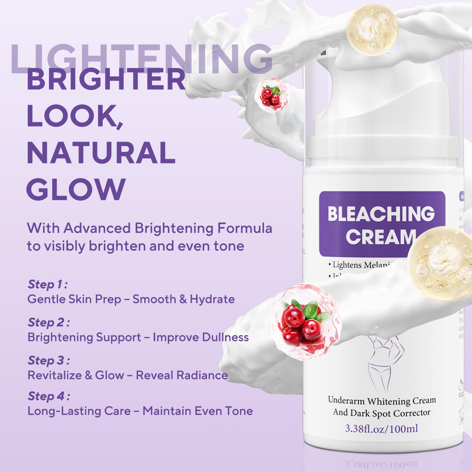 Bikini line use of Jianlanptt Cream demonstrates sensitive-skin friendly formula.