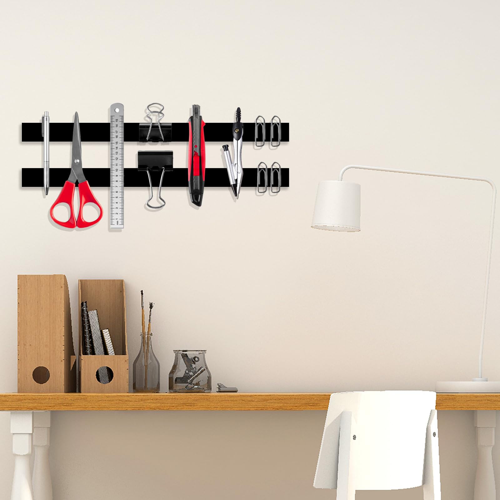Jianwen magnetic tape used in craft projects for quick magnetized accents.