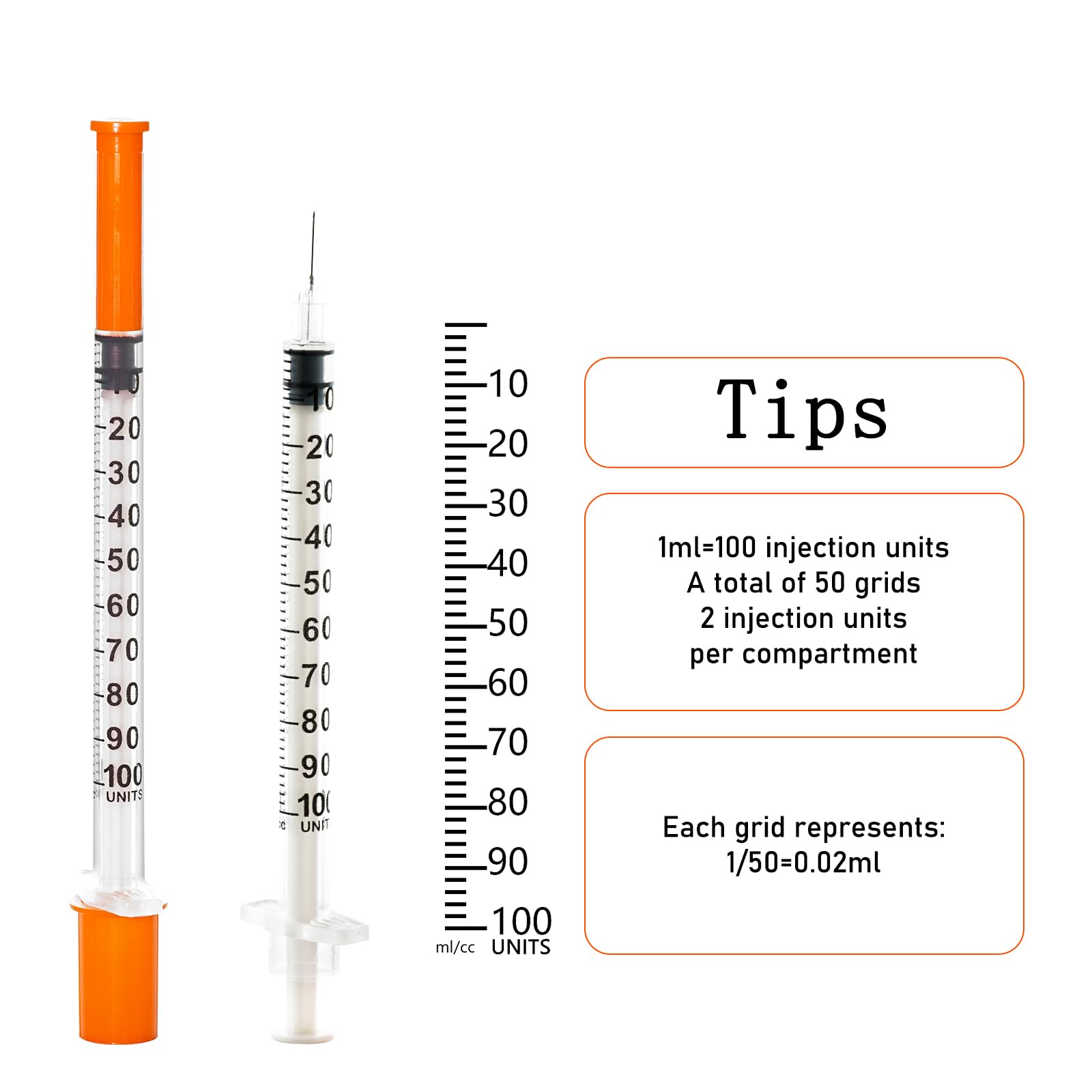 Compact 20-syringe pack ideal for home or on-the-go use.