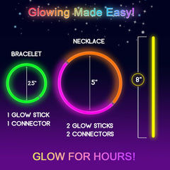 JICUICUI eco-seal leakproof design keeps glow gear safe outdoors