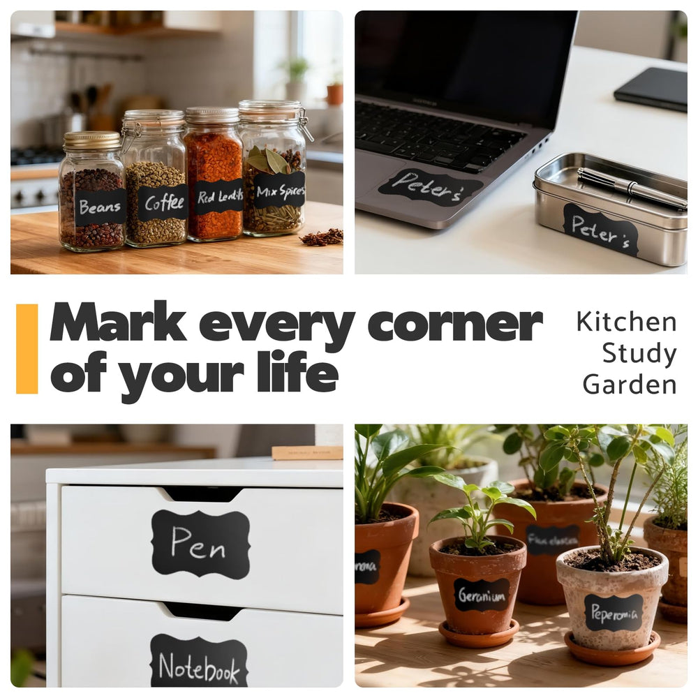 JIEHENG liquid chalk marker provides precise, legible jar labels