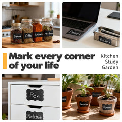 JIEHENG liquid chalk marker provides precise, legible jar labels