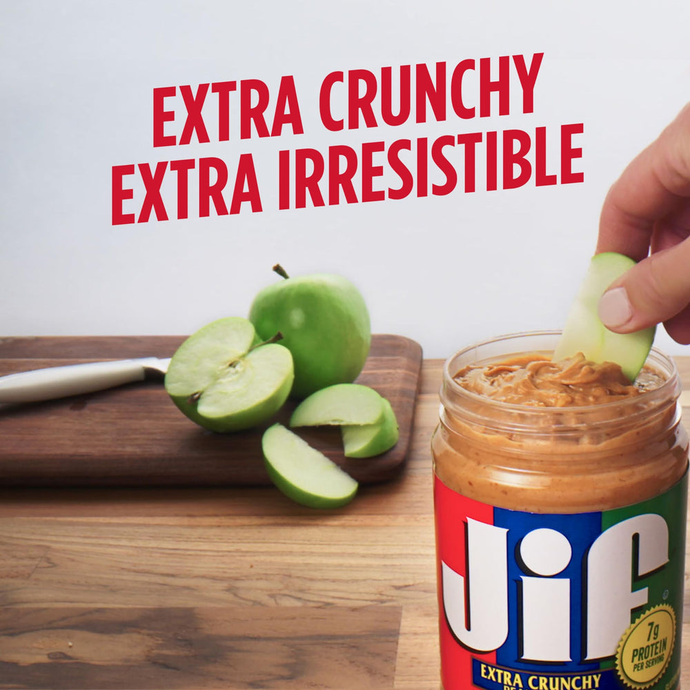 Jif Crunchy Peanut Butter on toast demonstrates quick breakfast boost