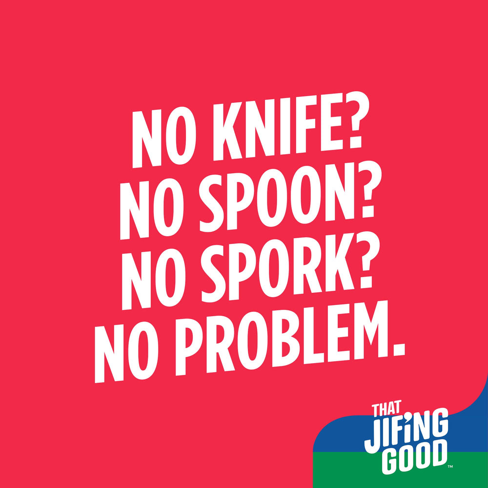 Kid-friendly Jif Squeeze design supports independent snack time.