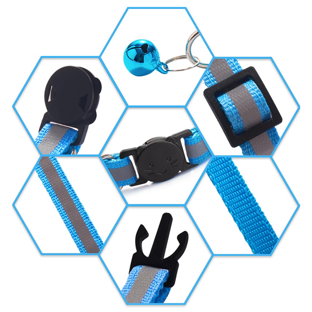Jigichu quick release buckle cat collar enabling easy removal if snagged