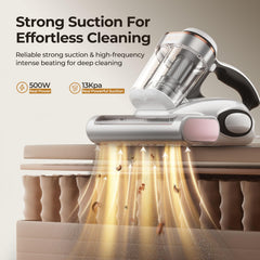 JIGOO J300 mattress cleaning with UV and ultrasonic activation for surface care