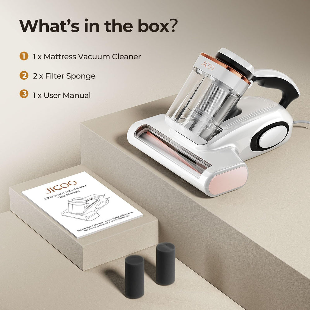 JIGOO J300 smart dust recognition display guides cleaning