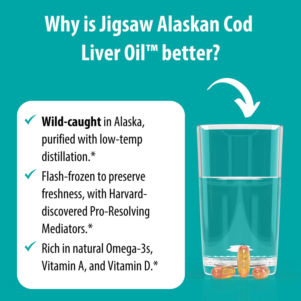 Jigsaw Health Alaskan Cod Liver Oil PRMs highlight immune-support potential
