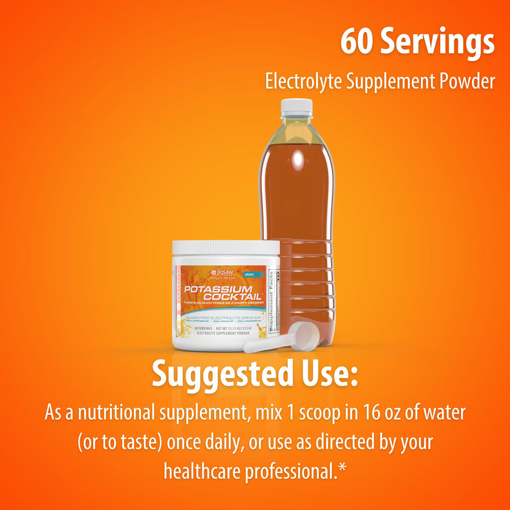 60-serving jar on the kitchen counter for a long-lasting supply.