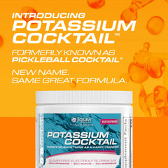 Jigsaw Health Potassium Cocktail jar label close-up highlighting key minerals.