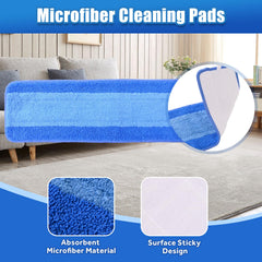 Jikefa washable, reusable mop pad ready for multiple cleanings.