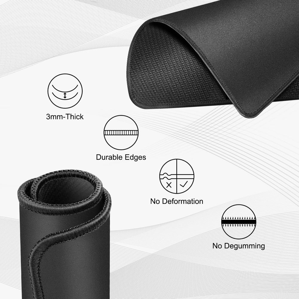 JIKIOU anti-slip base keeps your pad steady on any desk.