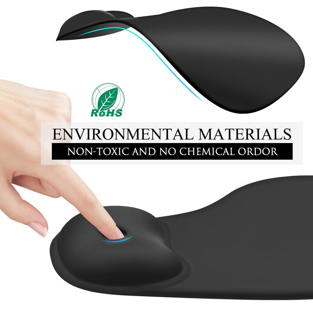 JIKIOU easy-clean surface mouse pad for simple maintenance