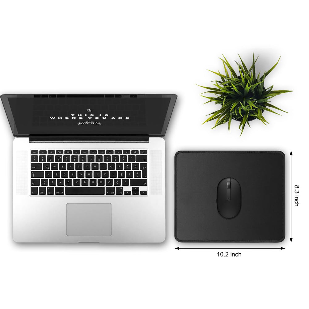 JIKIOU mouse pad ultra-smooth surface supports precise, fast cursor movement.