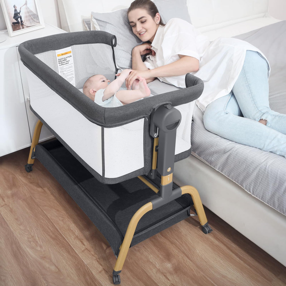 Jimglo convenient storage basket keeps essentials within arms reach.