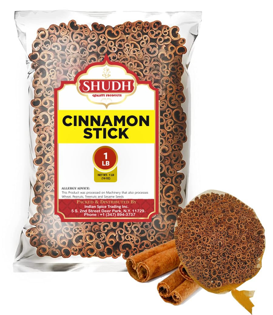 Jimidar SHUDH Cinnamon Sticks in a jar ready for simmering in tea