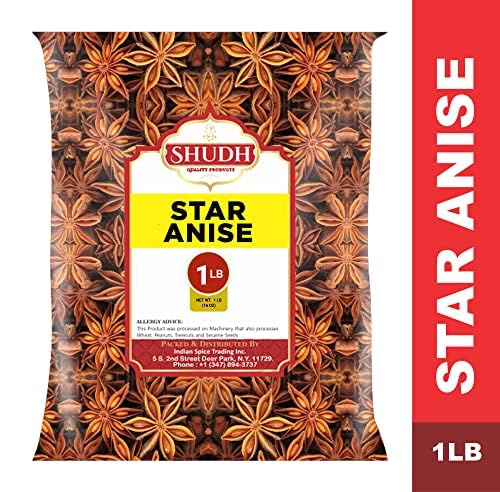 Jimidar star anise spice jar closeup signals premium, natural flavor.