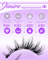 Reusable magnetic lashes help reduce waste and save time.