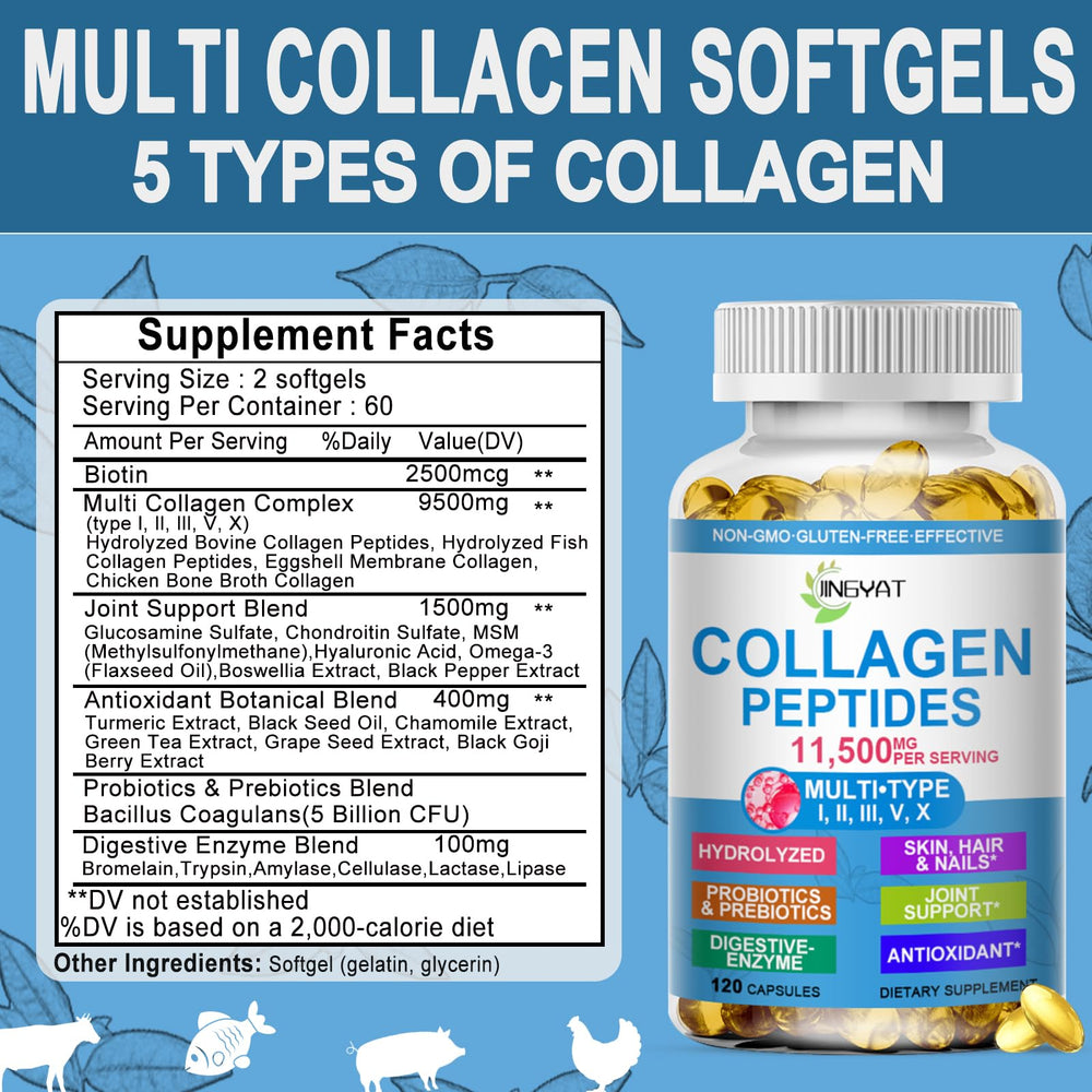 JINGYAT Collagen Softgels consumer-use scene supports a daily wellness routine.
