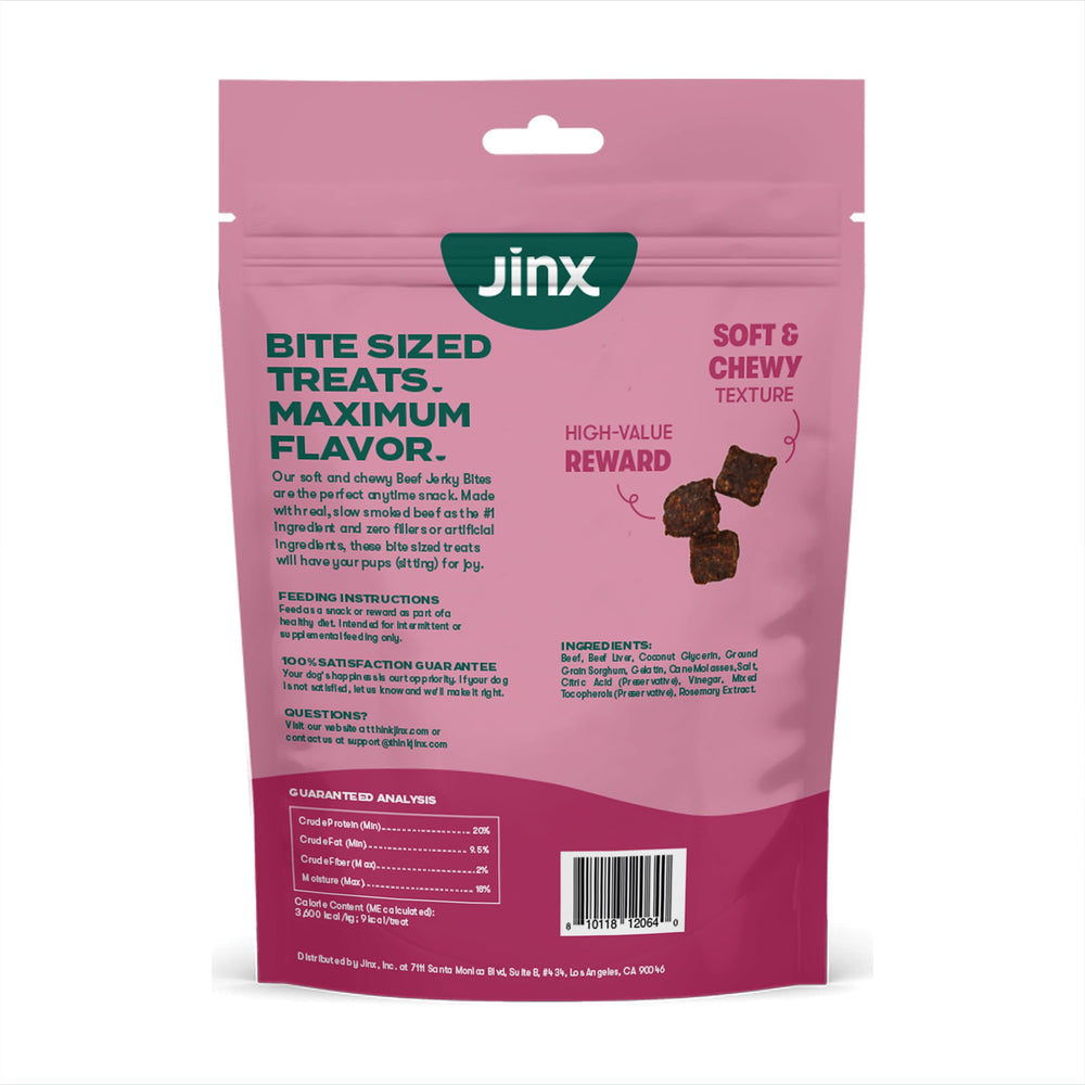 Jinx Beef Bites ideal training treats for on-the-go rewards.