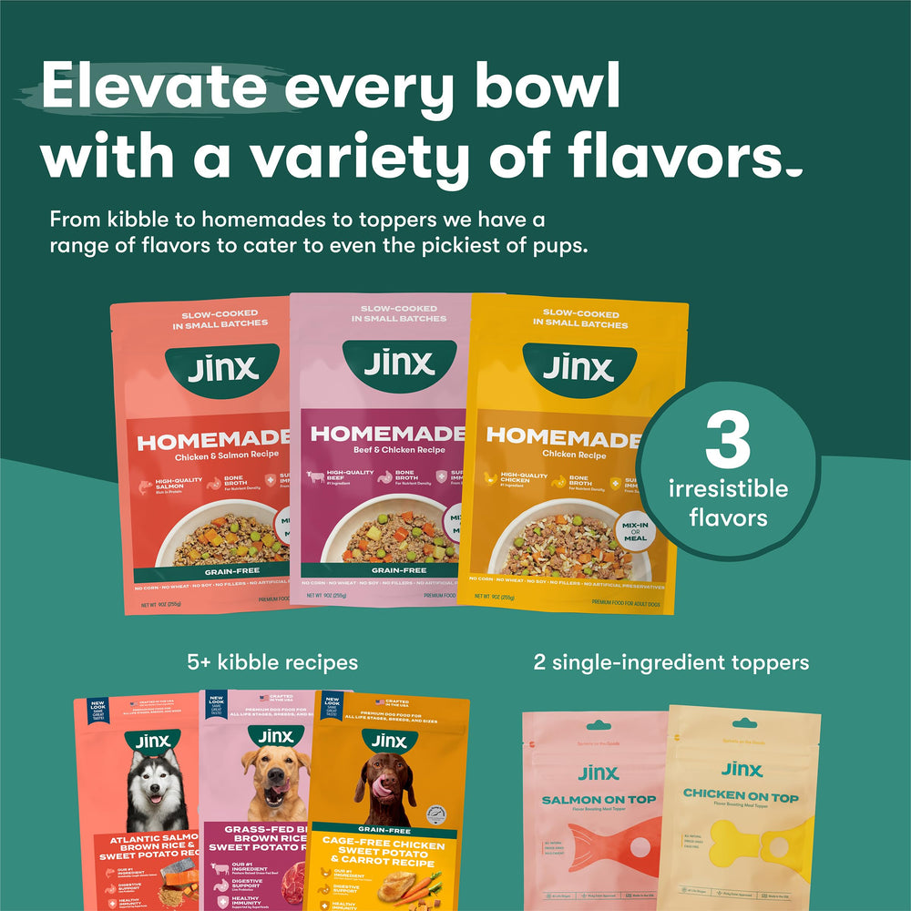Jinx bone broth infusion enhances aroma and nutrition in each serving.