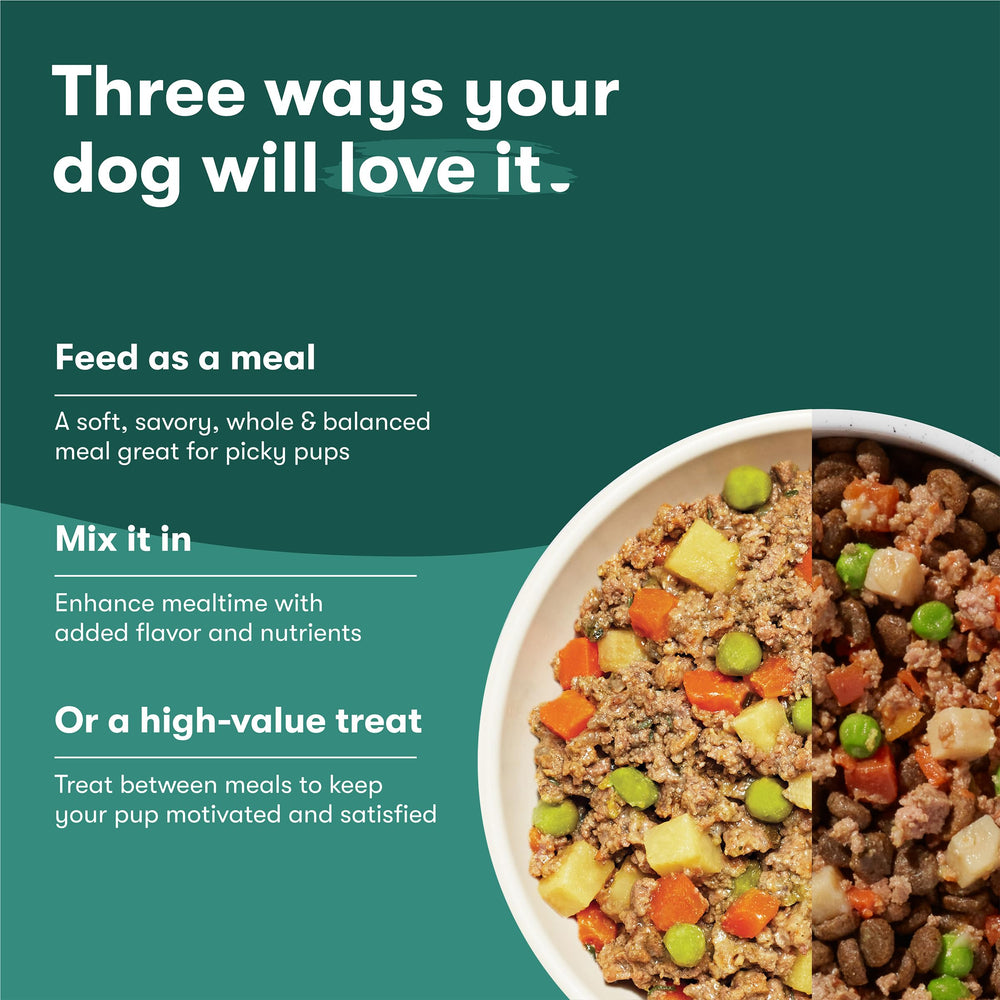 Jinx grain-free formula with natural prebiotics for digestive comfort.