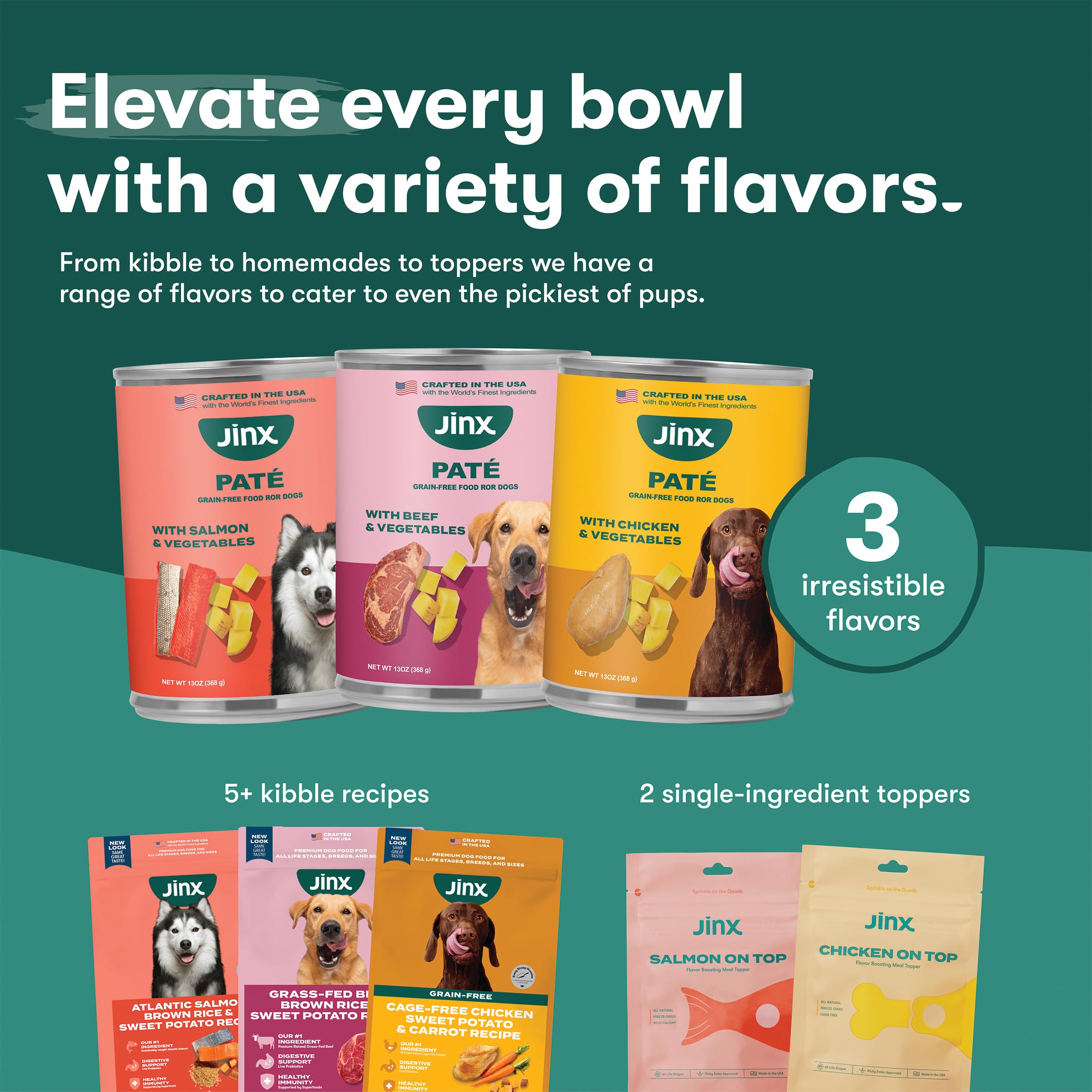 Jinx biotin support promotes a healthy coat and skin