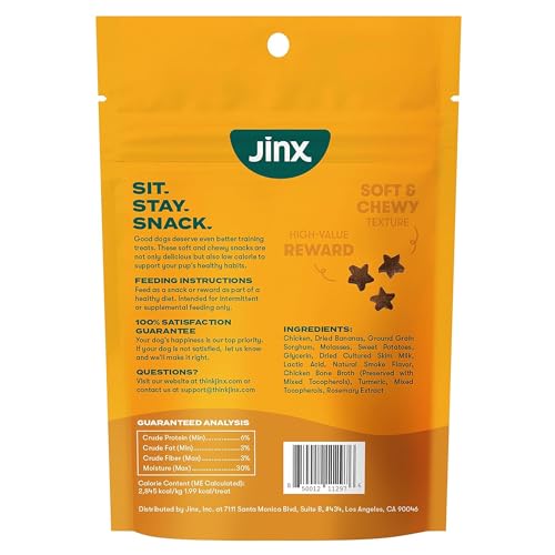 4 oz bag of Jinx chicken banana tiny treats