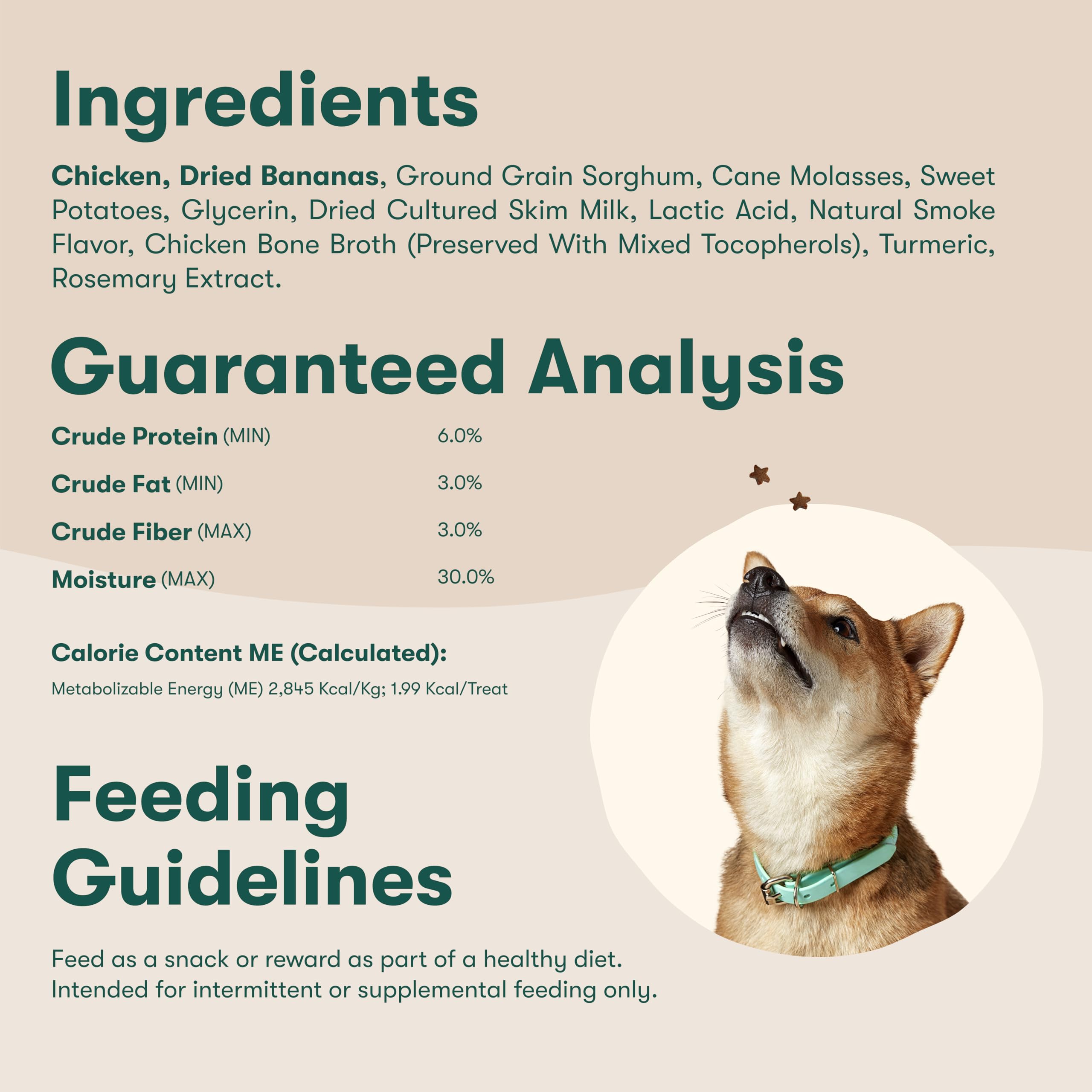 Real chicken first ingredient highlighted in Jinx treats