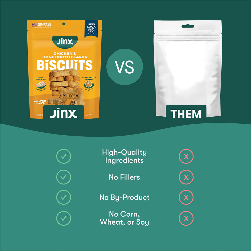 Jinx golden crust texture emphasizes oven-baked crunch your dog can feel.