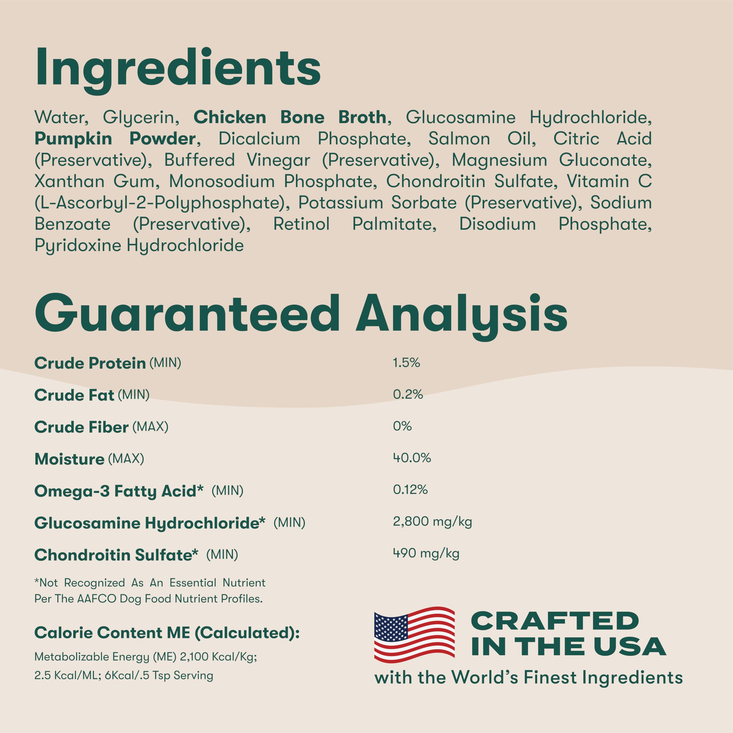 Bone broth simmer imagery with Jinx Kibble Sauce bottle