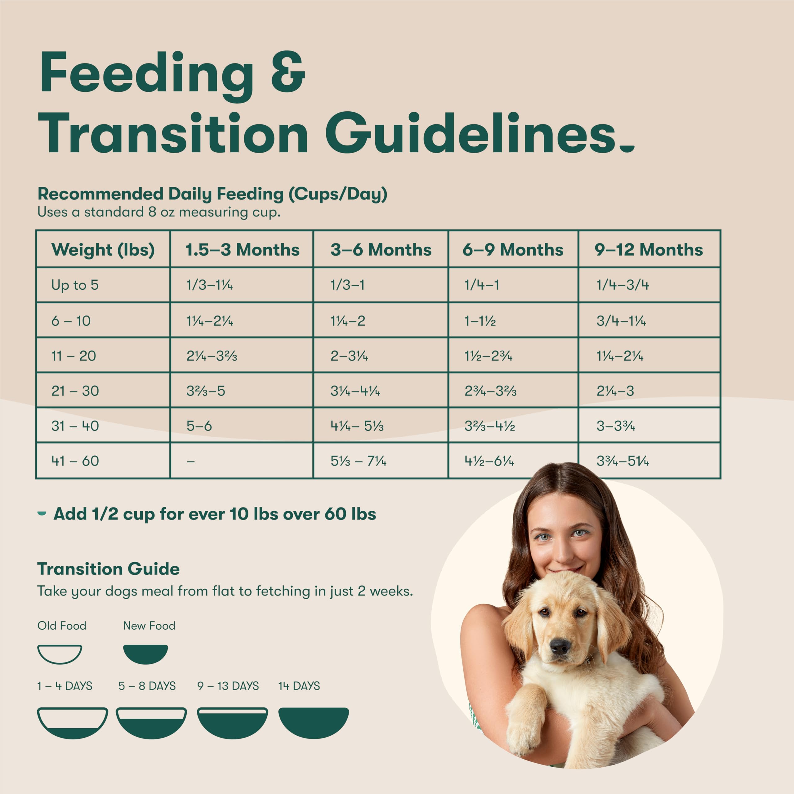 Routine quotidienne Jinx chiot pour une alimentation équilibrée.