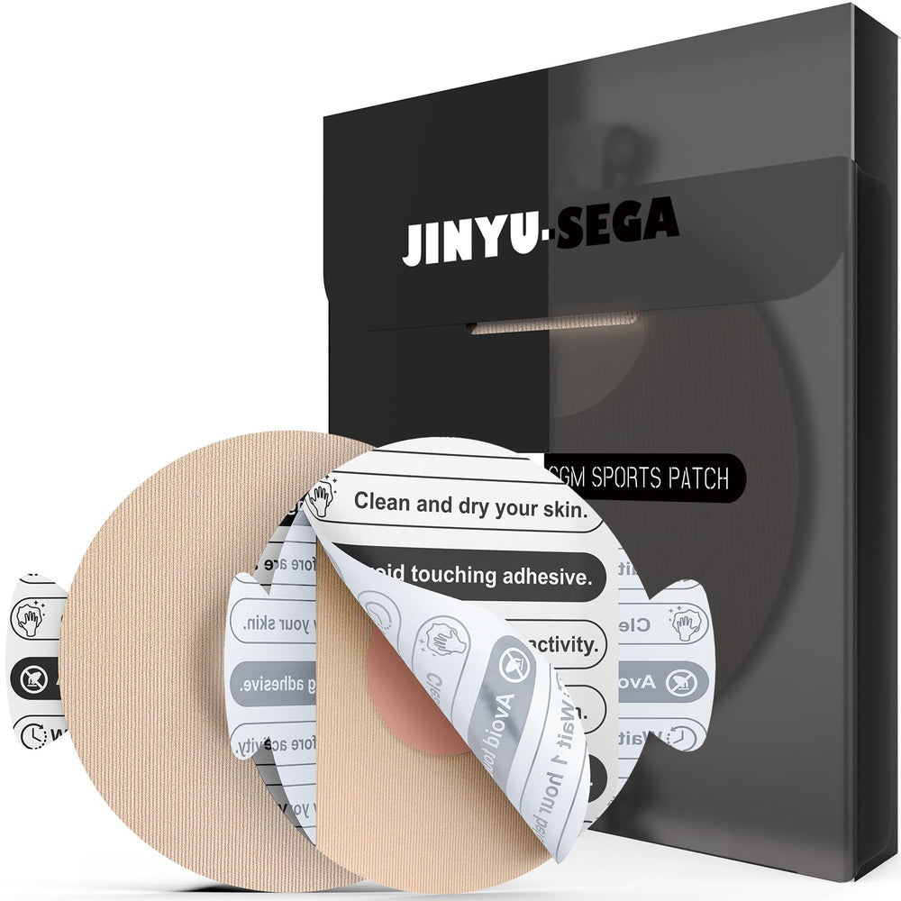 Jinyu-Sega Libre 3 patch close-up showing secure adhesion and skin-friendly fabric