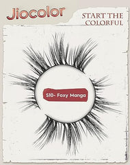 Jiocolor natural lashes 12mm fox-eye for a lifted, wispy silhouette