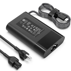JIONR 65W USB-C charger front view for HP laptops, compact and portable