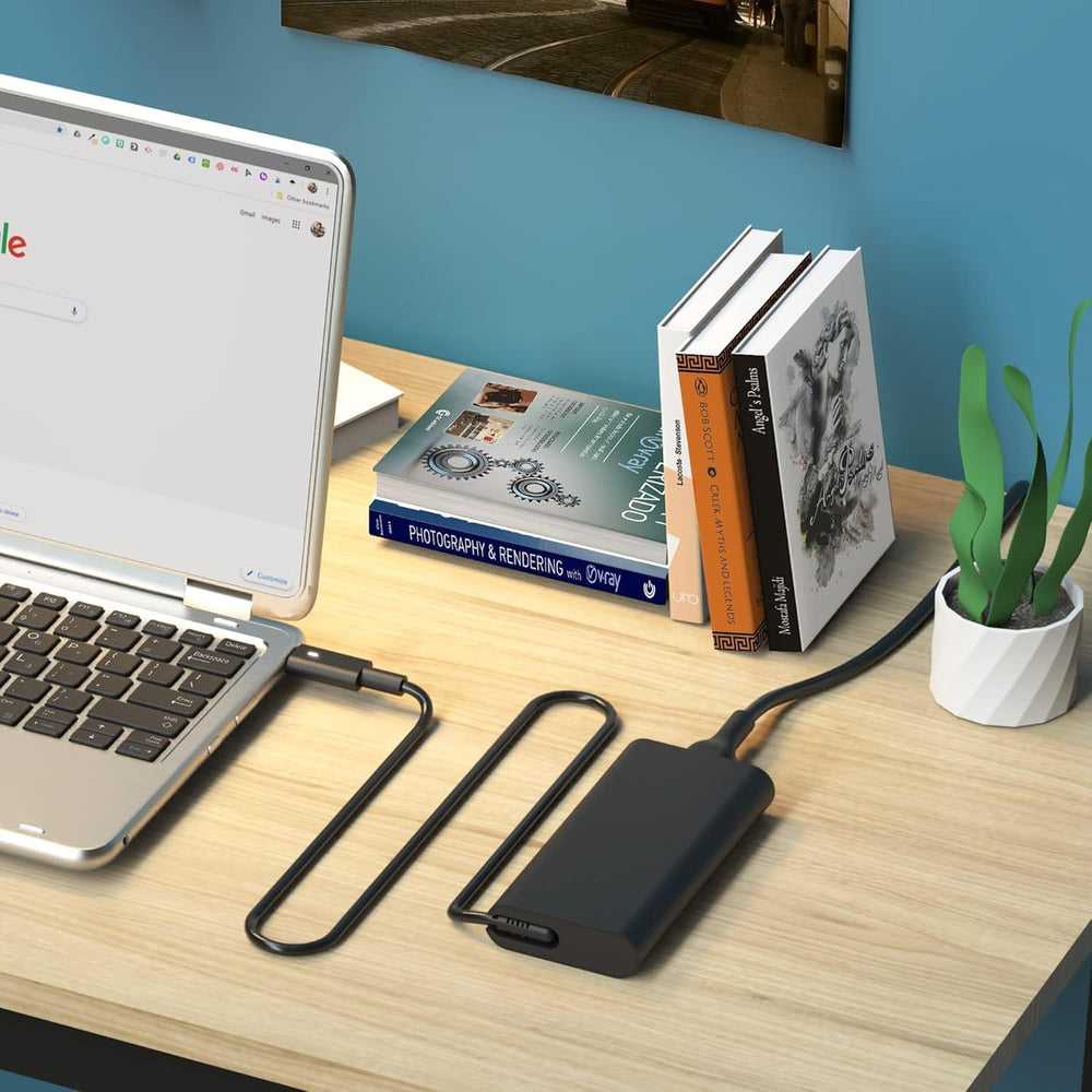 JIONR Chromebook 3100 USB-C charger in use for everyday tasks