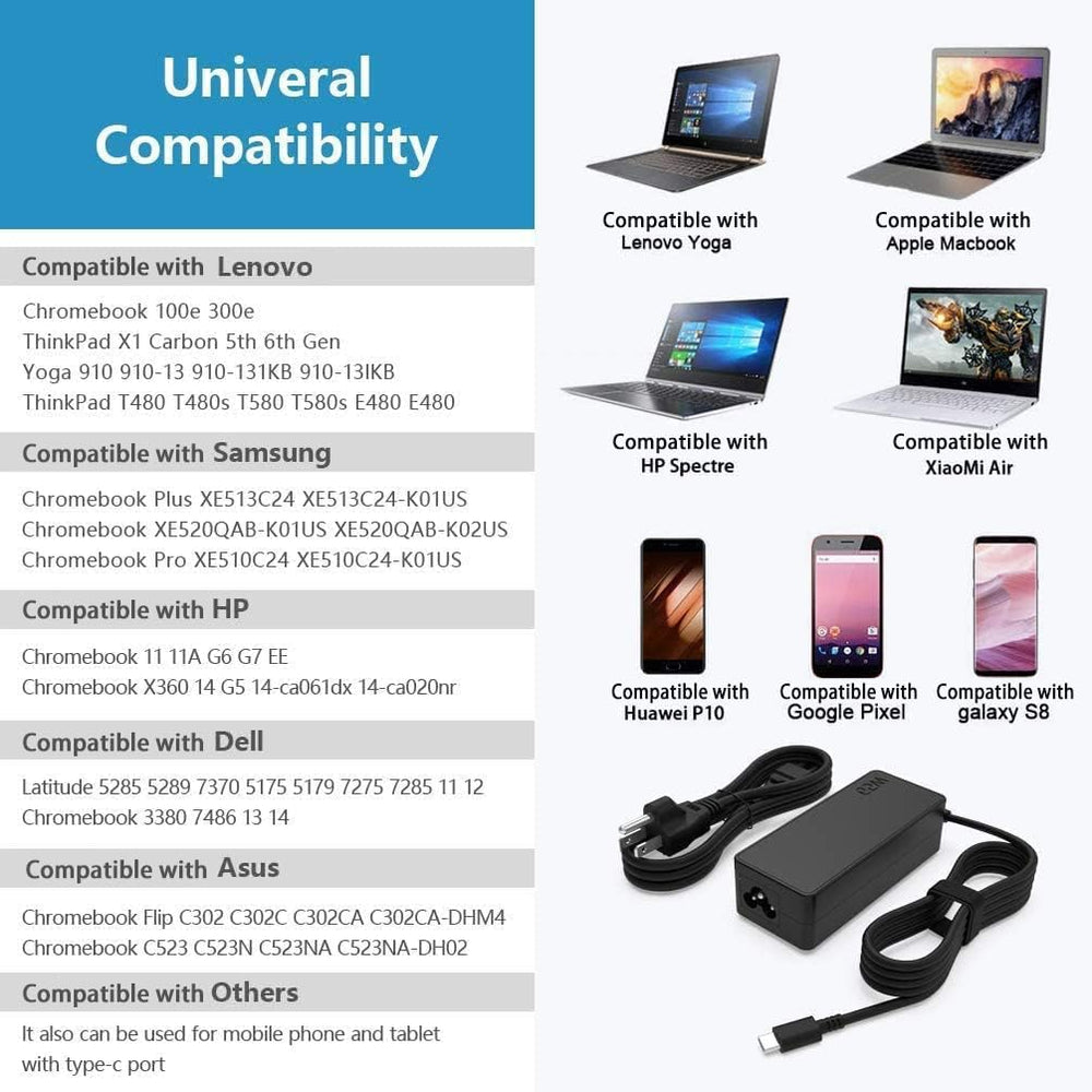 JIONR compact travel charger design for easy portability.