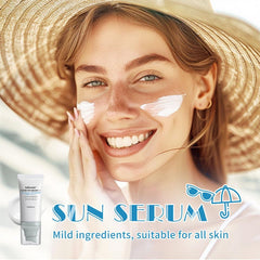 JISKG Centella Water-Fit Serum application demonstrating hydrating protection