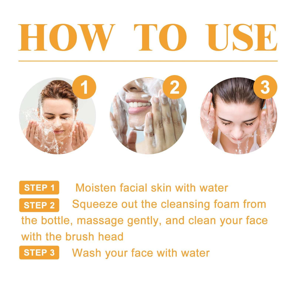 JISKG Face cleanser brush circular facial massage usage
