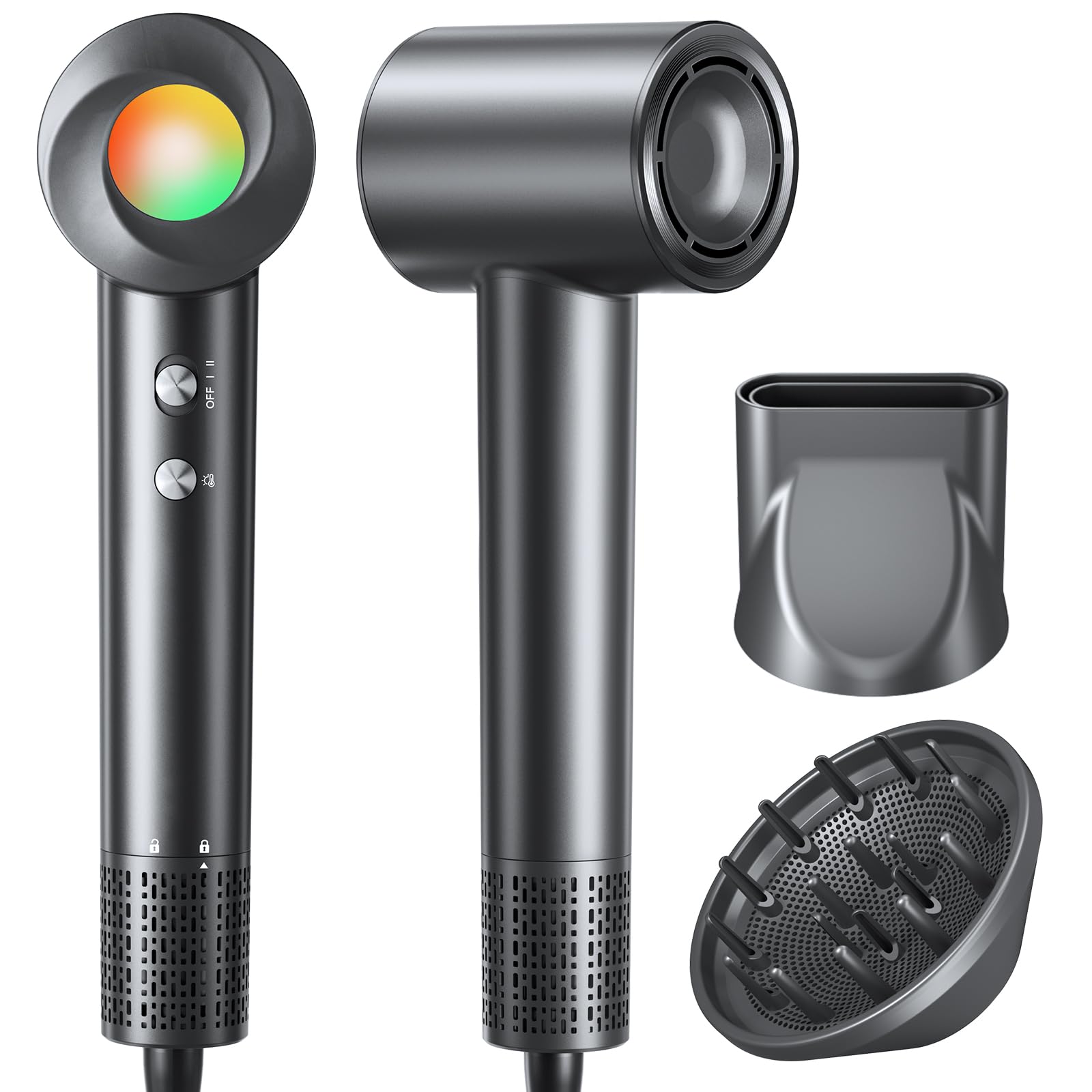 JITOOW Hair Dryer with 160000rpm motor for fast drying