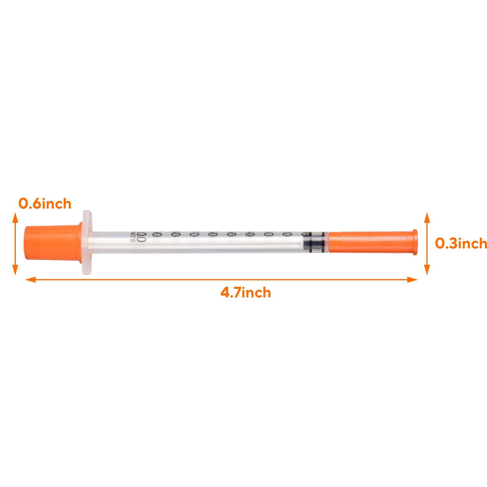 JIUPULL syringe with precise ml markings for easy measurement