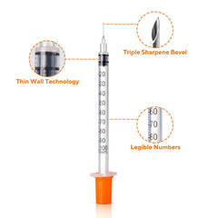 JIUPULL transparent plastic case keeps syringes organized and portable