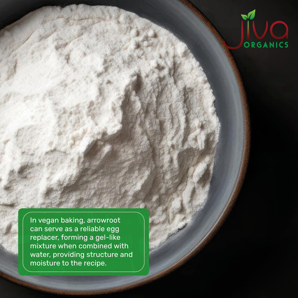 Versatile kitchen uses of Jiva Organics arrowroot powder