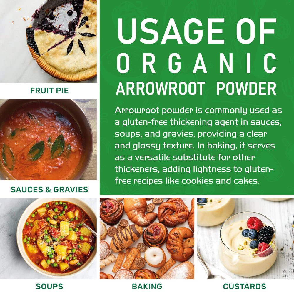 Arrowroot powder origin from India by Jiva Organics