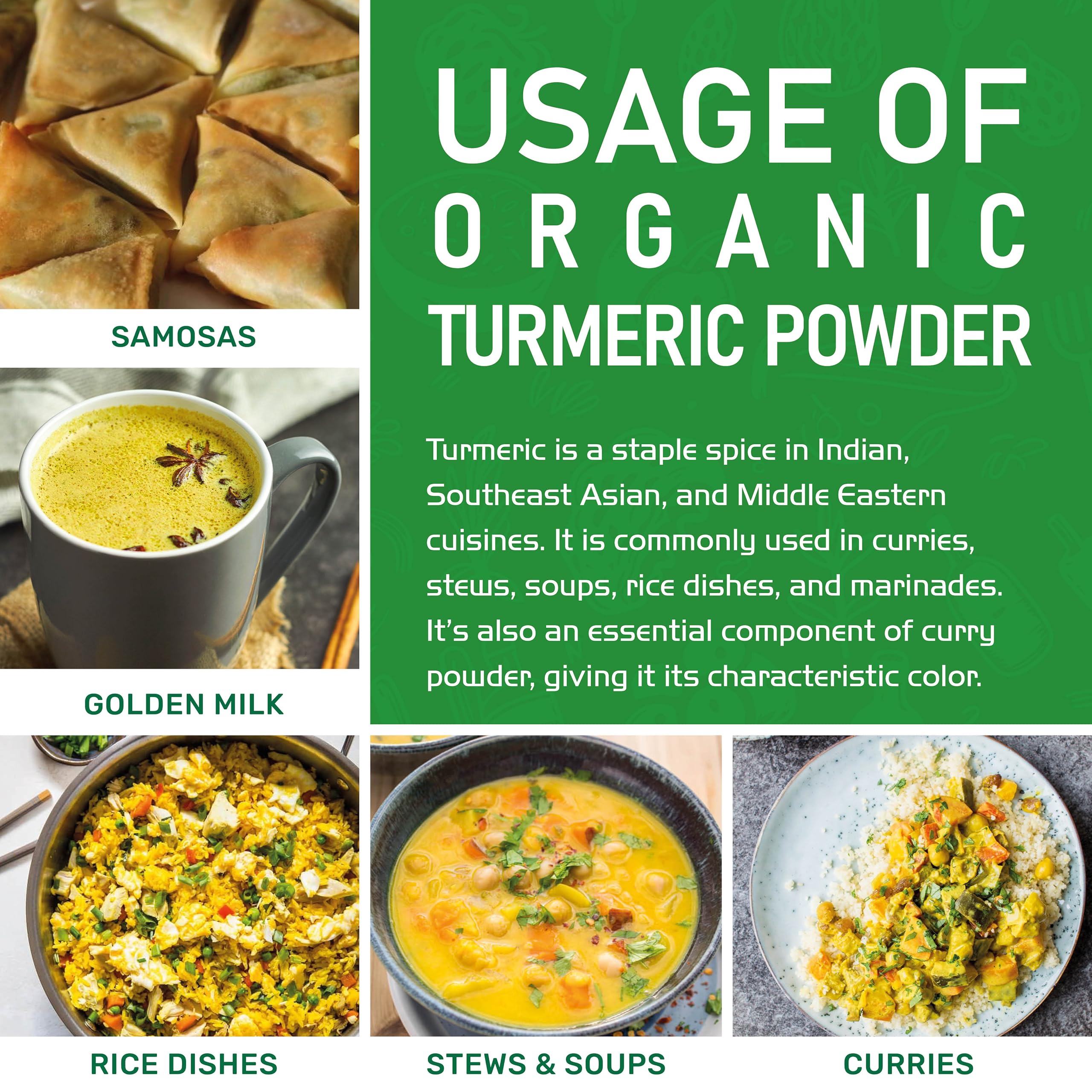 Bulk packaging design by Jiva Organics for pantry storage.
