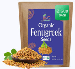 Jiva Organics fenugreek seeds bulk 2.5 lb for versatile cooking and sprouting